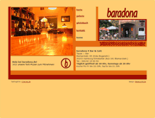 Tablet Screenshot of baradona.de